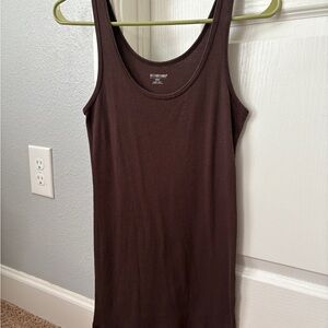 Brown Sleeveless Tank Top - Motherhood Maternity